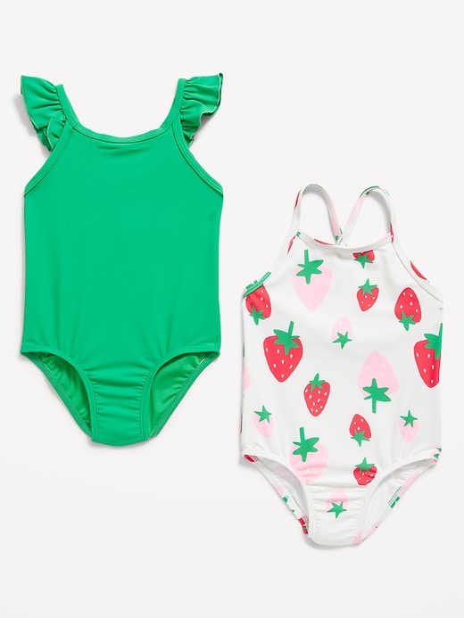 View large product image 2 of 2. Printed Swimsuit 2-Pack for Toddler & Baby