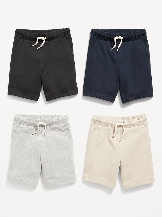 View large product image 2 of 2. Functional Drawstring Shorts 4-Pack for Toddler Boys