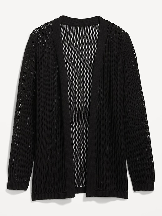 Image number 4 showing, Open-Front Longline Sweater