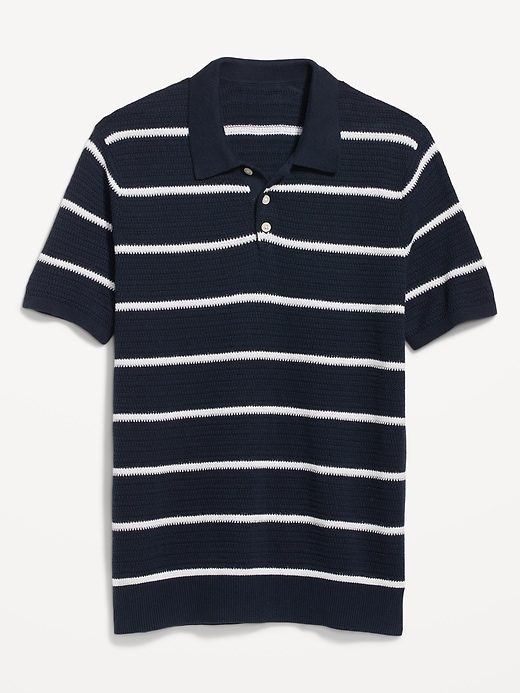 Image number 7 showing, Striped Polo Sweater