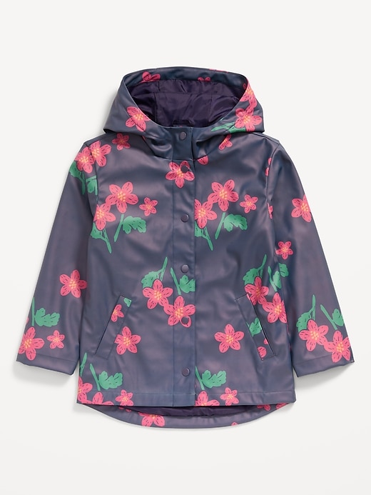 View large product image 1 of 2. Water-Resistant Snap-Front Jacket for Girls