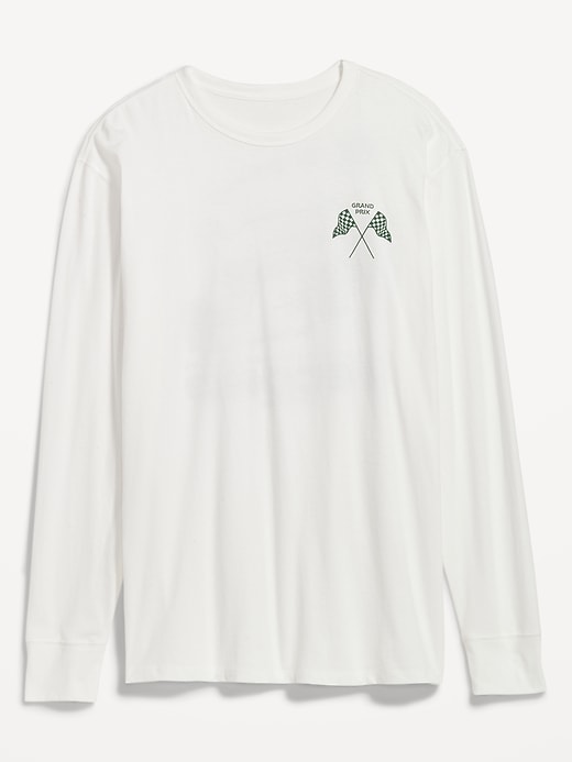 Image number 1 showing, Soft-Washed Long-Sleeve Graphic T-Shirt