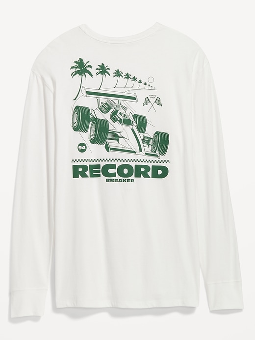 Image number 3 showing, Soft-Washed Long-Sleeve Graphic T-Shirt