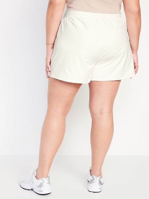 Image number 8 showing, High-Waisted PowerSoft Shorts -- 3-inch inseam