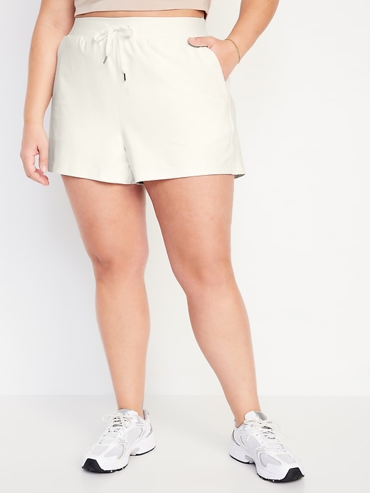 Image number 7 showing, High-Waisted PowerSoft Shorts -- 3-inch inseam