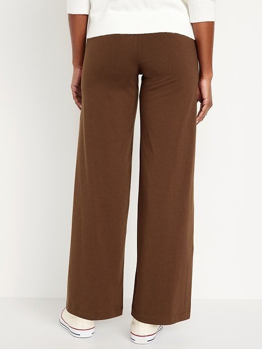Image number 2 showing, High-Waisted Wide-Leg Leggings for Women
