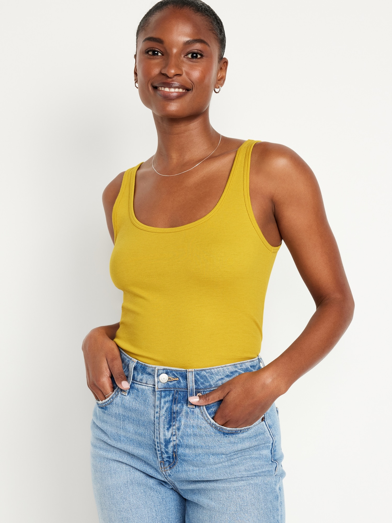First-Layer V-Neck Tank Top, Old Navy