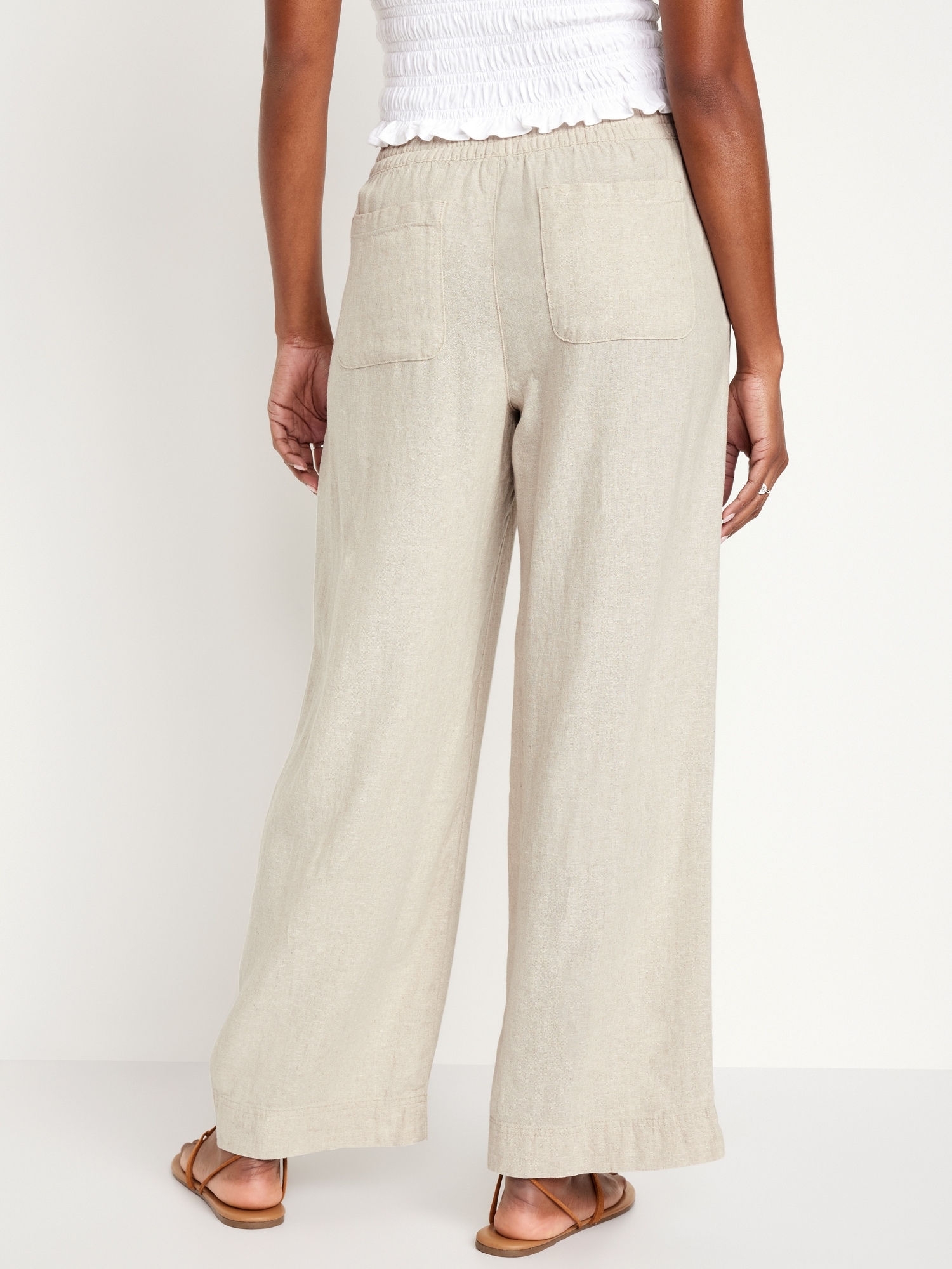 Natural Linen Pants, Summer Pants, Womens Pants, Beige Pants