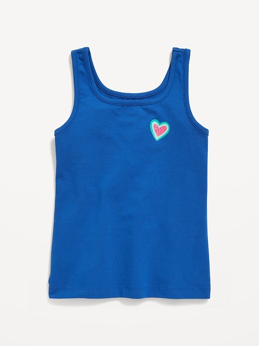 View large product image 1 of 2. Fitted Graphic Tank Top for Girls
