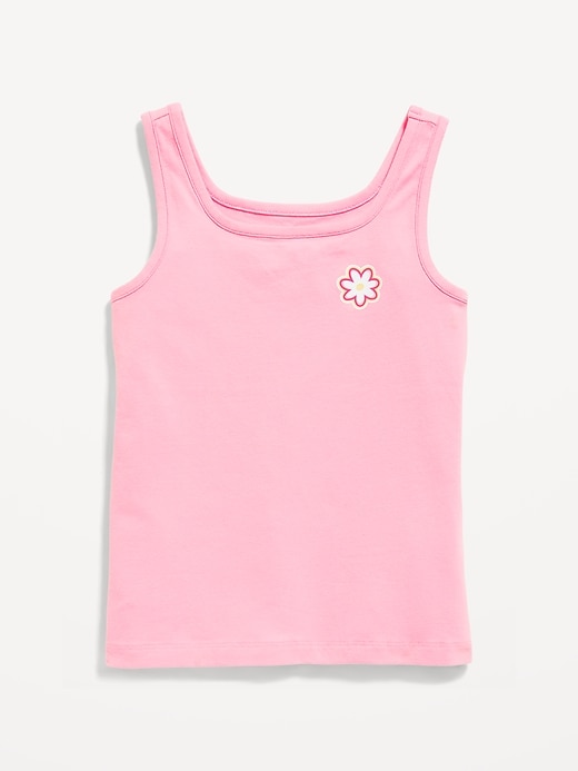 View large product image 1 of 2. Fitted Graphic Tank Top for Girls