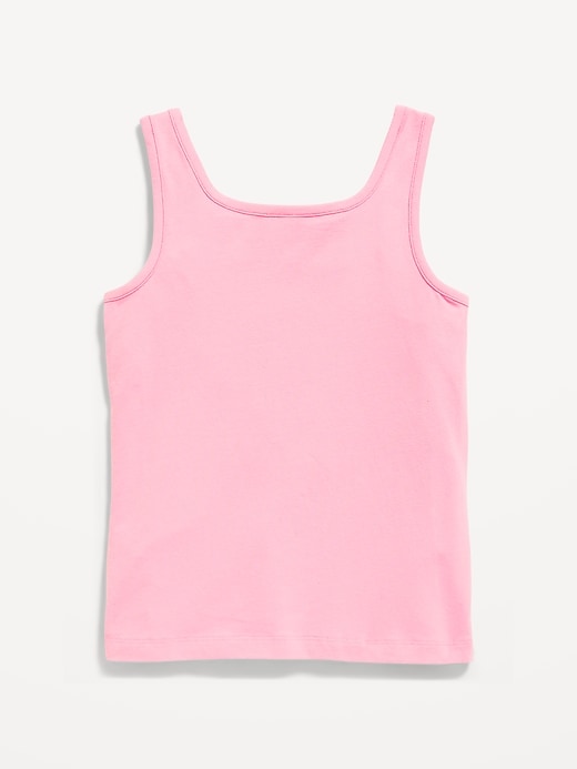 View large product image 2 of 2. Fitted Graphic Tank Top for Girls