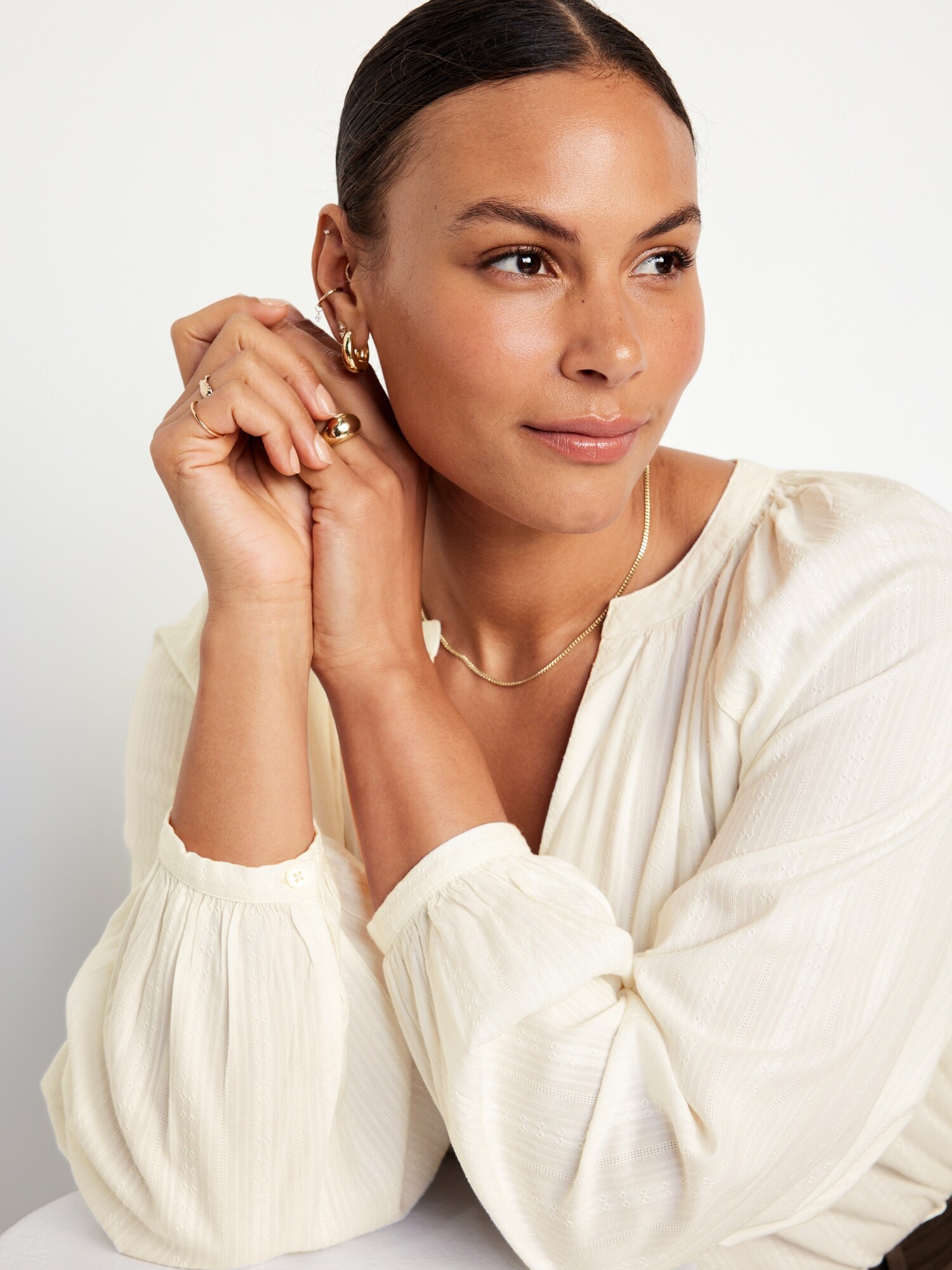 Textured Dobby Top Old Navy