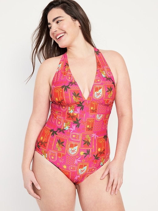 Image number 5 showing, Tie-Back One-Piece Swimsuit