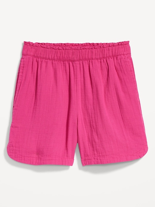 High-Waisted Crinkle Gauze Shorts -- 5-inch inseam | Old Navy