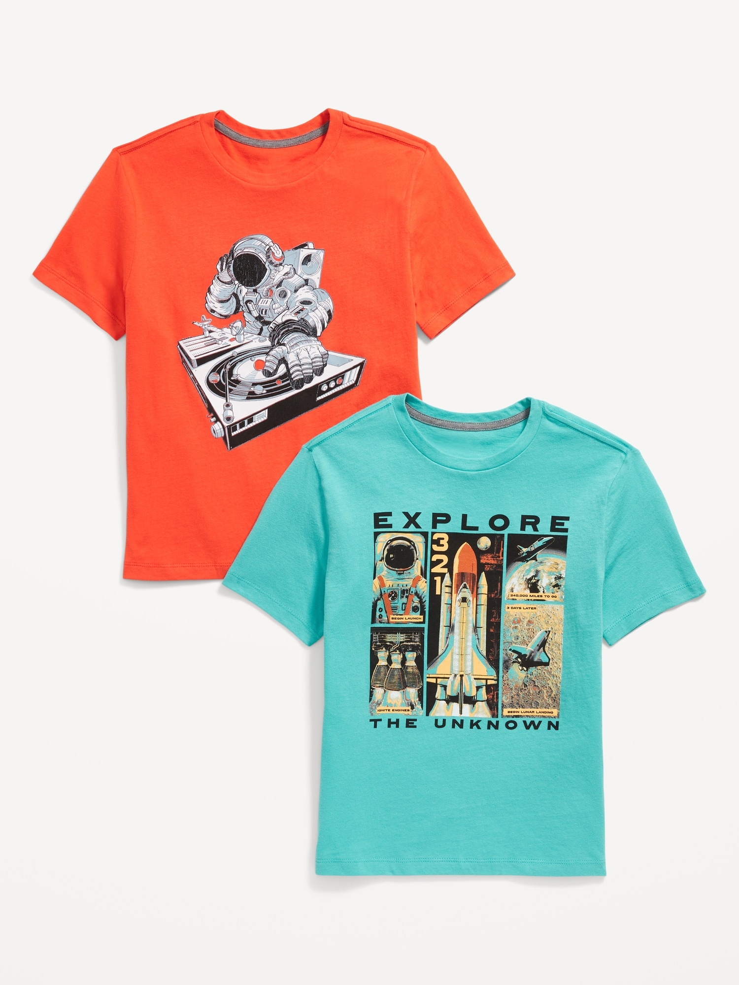 Short Sleeve Graphic T Shirt 2 Pack For Boys Old Navy