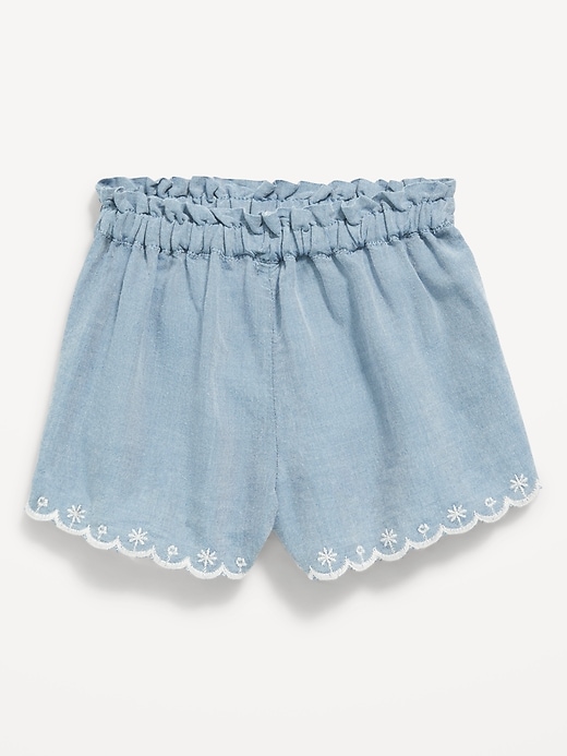 View large product image 1 of 2. Scallop-Trim Shorts for Baby