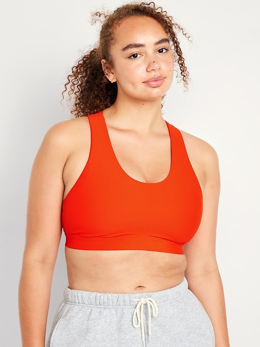 Image number 8 showing, Medium Support PowerSoft Cross-Strap Sports Bra
