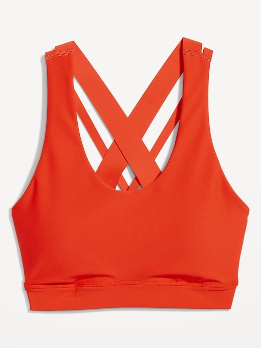 Image number 4 showing, Medium Support PowerSoft Cross-Strap Sports Bra