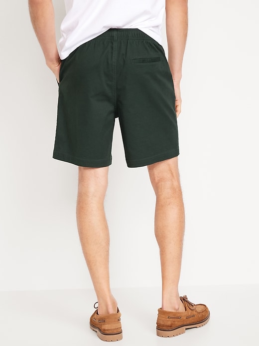 Image number 5 showing, Pull-On Twill Jogger Shorts -- 7-inch inseam