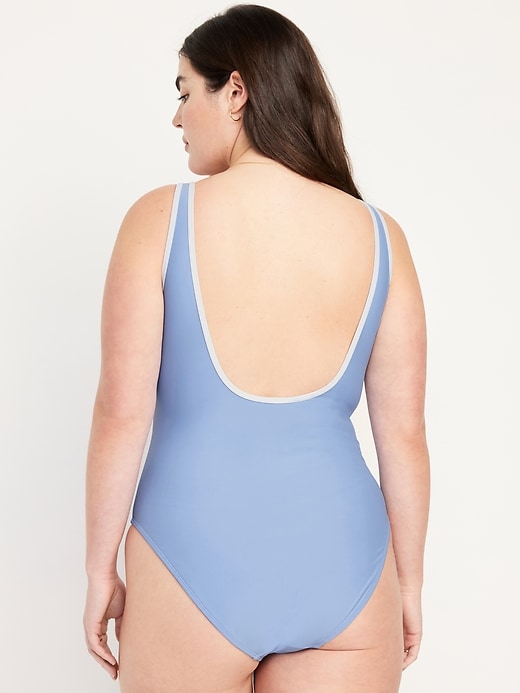 Image number 6 showing, Half Zip One-Piece Swimsuit