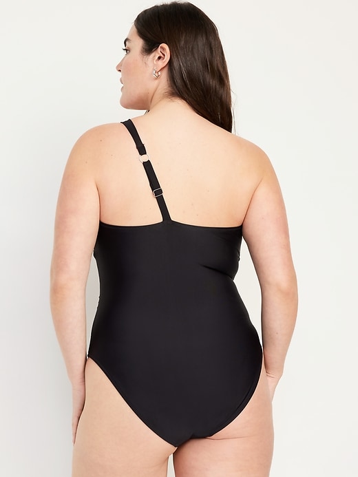 Image number 6 showing, One-Shoulder Cutout Swimsuit