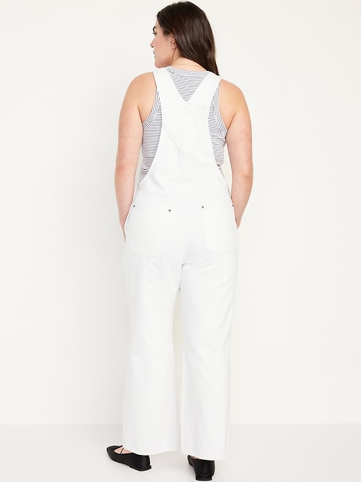 Image number 6 showing, Baggy Wide-Leg Jean Overalls