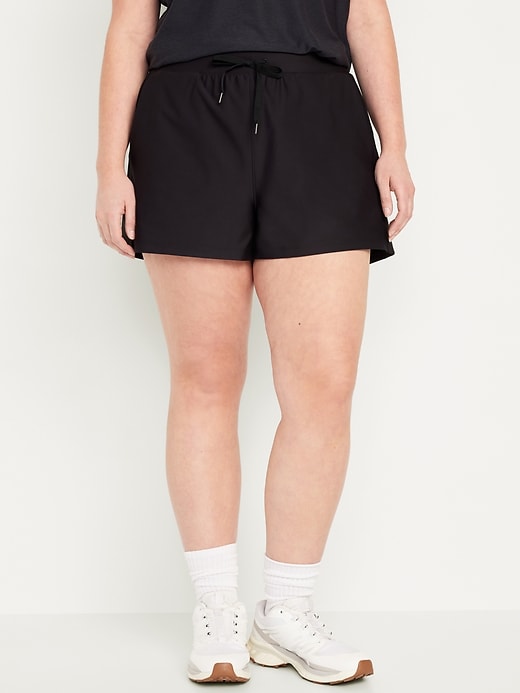 Image number 5 showing, High-Waisted PowerSoft Shorts -- 3-inch inseam
