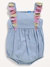 Image number 1 showing, Ruffled One-Piece Romper for Baby