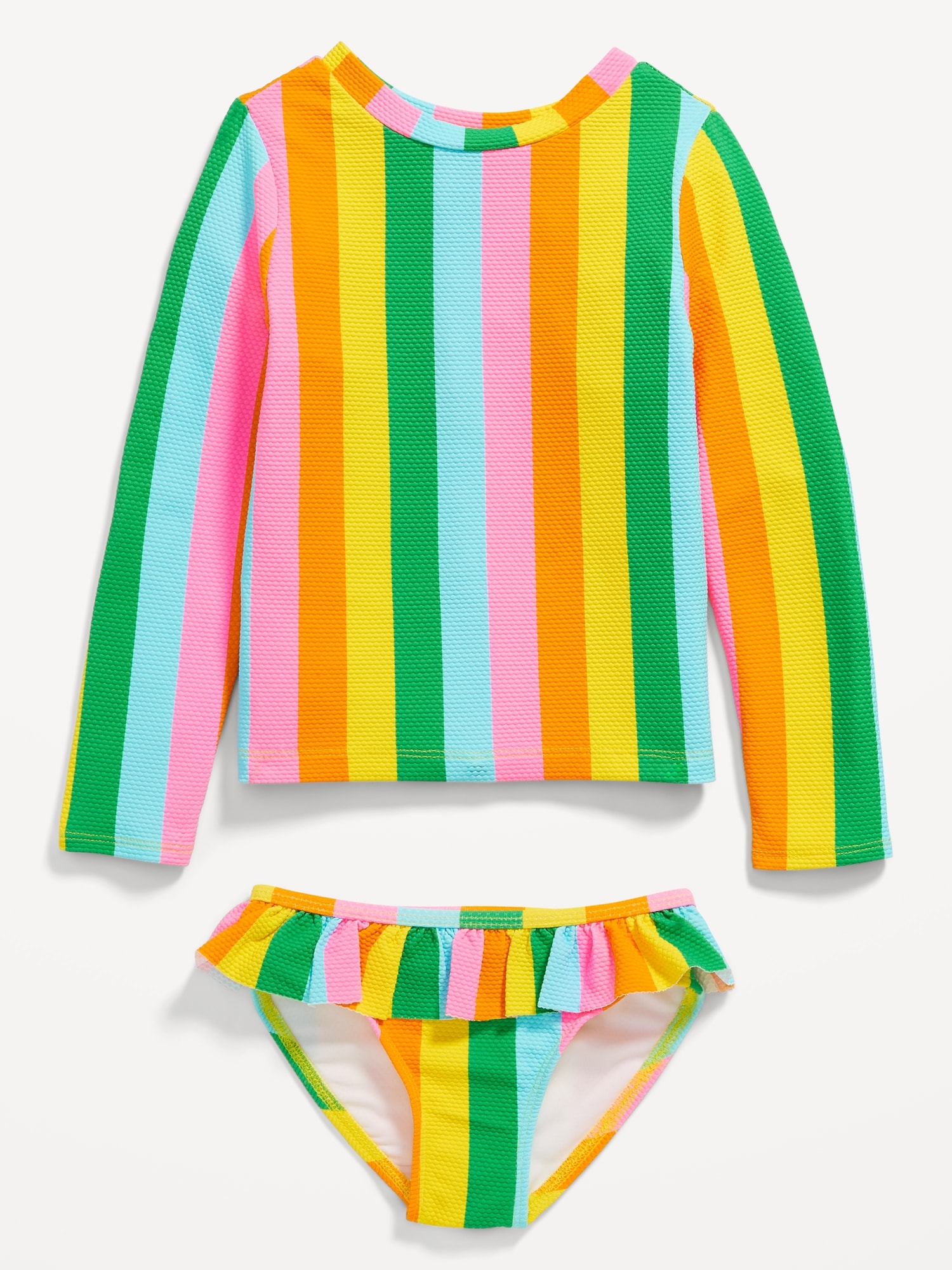Ruffle-Trim Bikini Swim Set for Toddler and Baby Hot Deal