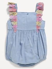 Image number 2 showing, Ruffled One-Piece Romper for Baby
