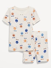 Matching Unisex Snug-Fit Pajama Set for Toddler & Baby