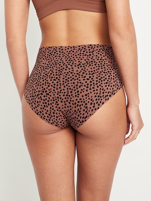 View large product image 2 of 8. High-Waisted No-Show Bikini Underwear