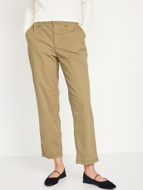 High-Waisted OGC Chino Pants - Teakwood
