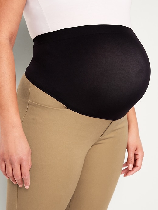 Image number 5 showing, Maternity Full-Panel Pixie Ankle Pants