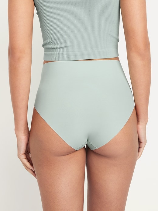View large product image 2 of 6. High-Waisted No-Show Bikini Underwear