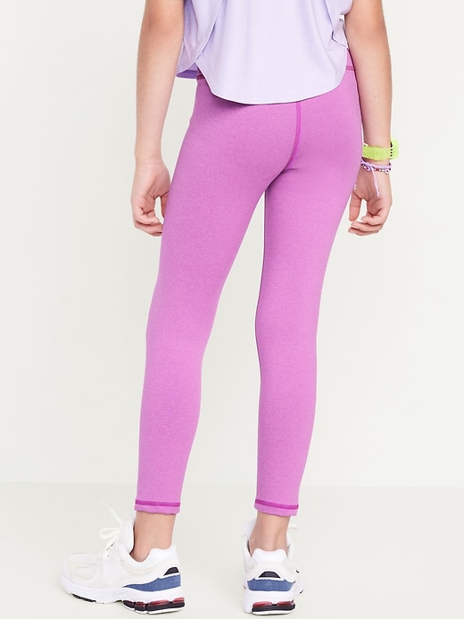 View large product image 2 of 4. High-Waisted PowerPress 7/8-Length Leggings for Girls