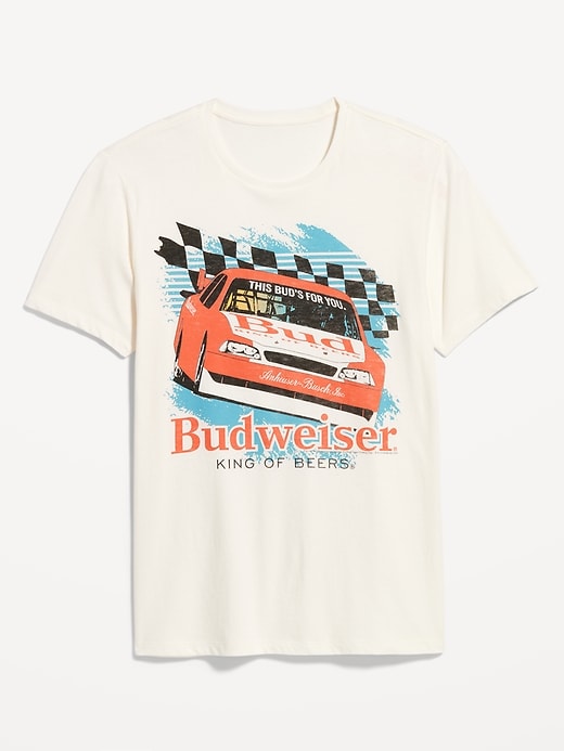 View large product image 1 of 1. Budweiser© Gender-Neutral T-Shirt for Adults
