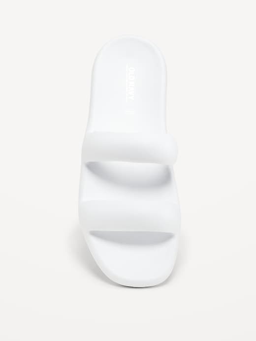 Image number 5 showing, Double-Strap Puff Slide Sandals