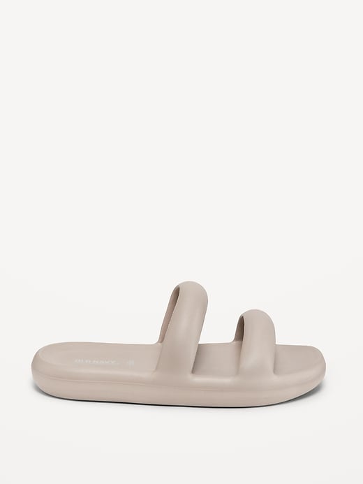 Image number 4 showing, Double-Strap Puff Slide Sandals