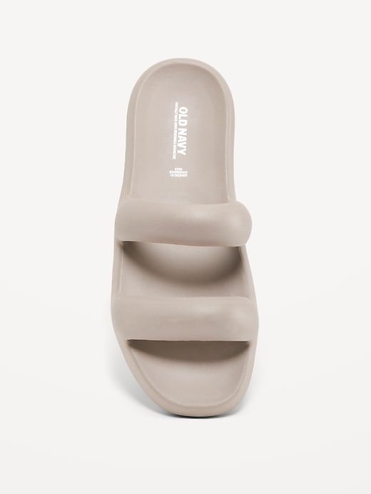 Image number 6 showing, Double-Strap Puff Slide Sandals