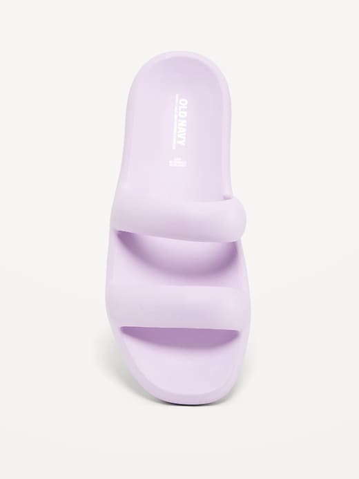 Image number 2 showing, Double-Strap Puff Slide Sandals