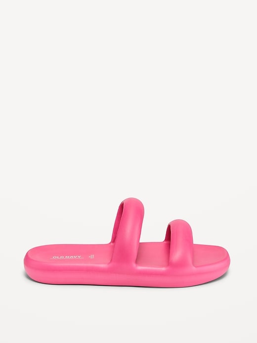 Image number 6 showing, Double-Strap Puff Slide Sandals