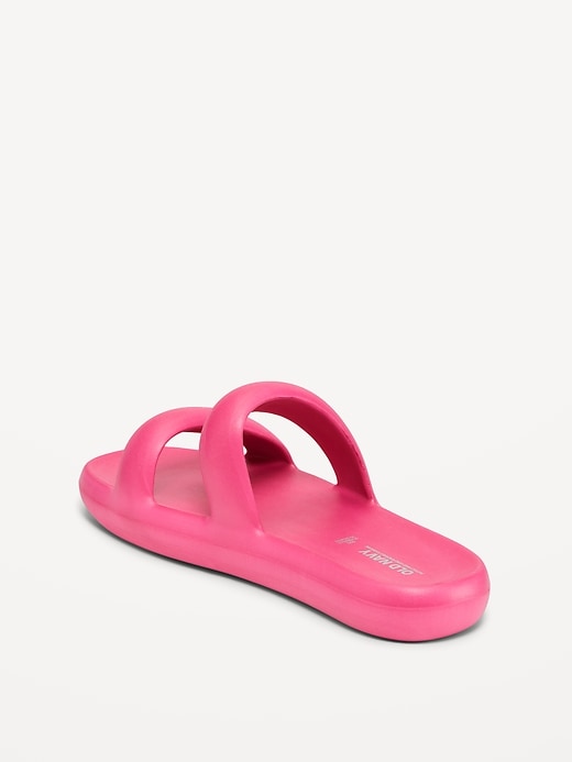 Image number 8 showing, Double-Strap Puff Slide Sandals