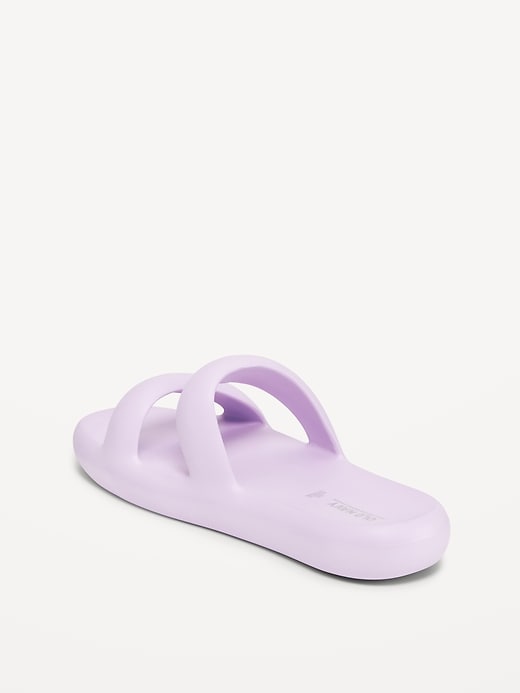 Image number 4 showing, Double-Strap Puff Slide Sandals