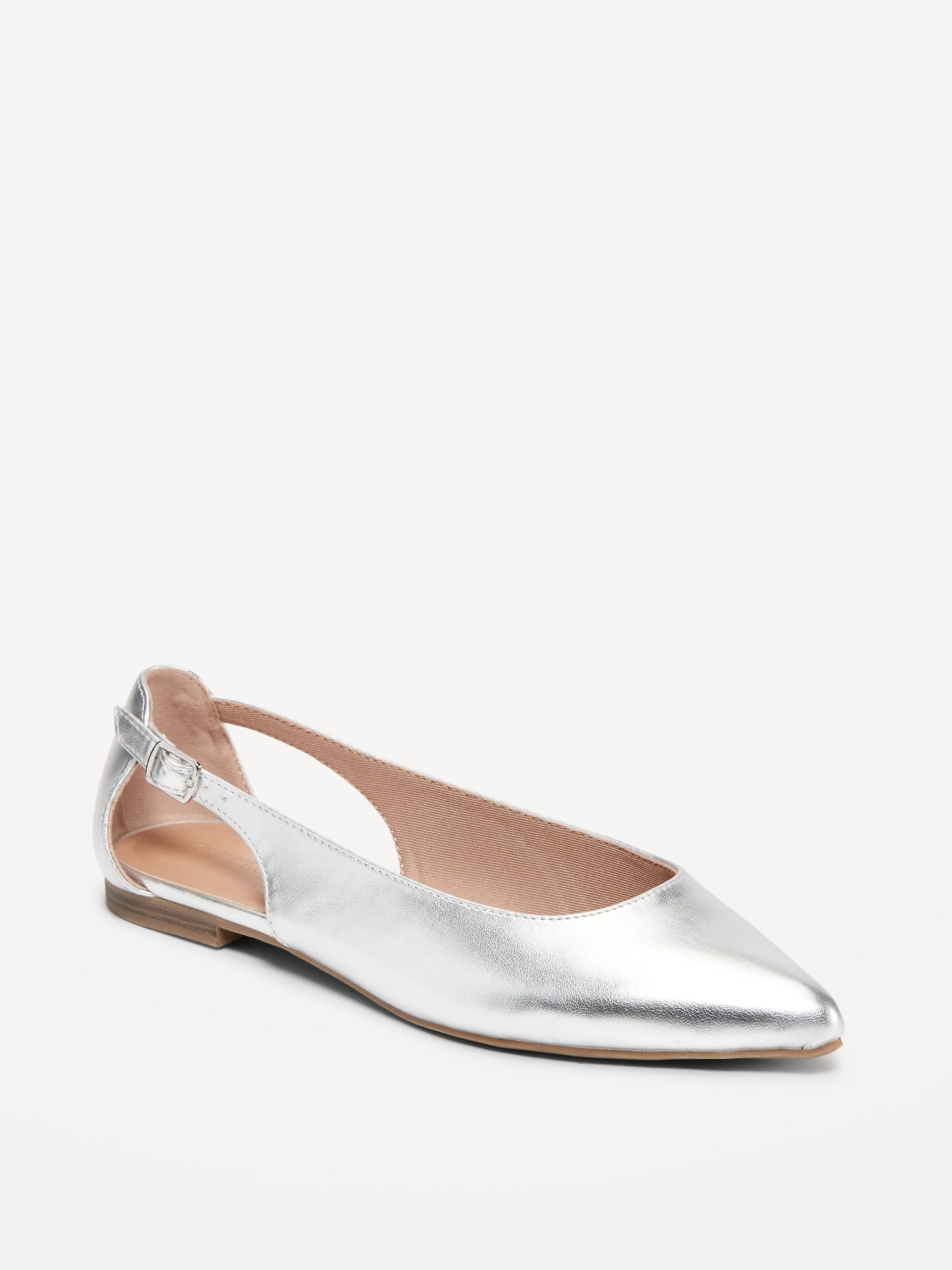 Faux-Leather Slingback Ballet Flat | Old Navy