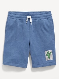 View large product image 4 of 5. Fleece Jogger Shorts for Boys (At Knee)
