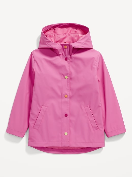 View large product image 1 of 1. Water-Resistant Snap-Front Jacket for Girls