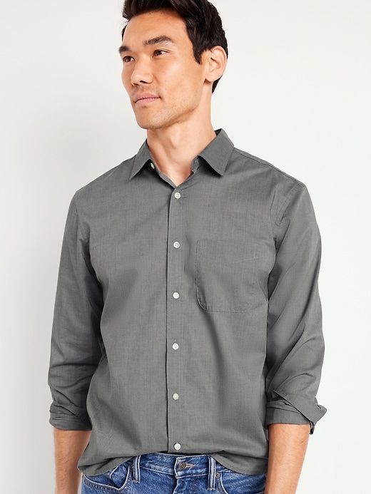 Image number 1 showing, Regular-Fit Built-In Flex Everyday Shirt