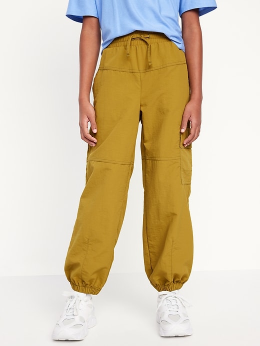 View large product image 1 of 4. High-Waisted Cargo Performance Pants for Girls