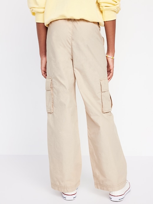 View large product image 2 of 4. Baggy Wide-Leg Cargo Pants for Girls